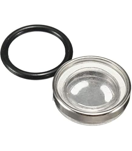 Miroir De Vue De Frein Moto Universel 18mm - Verre De Réservoir Avec Joint Caoutchouc - Pour Vélos Dirt, Motos Cross