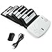 Produktbild Lujex Keyboard Klavier, Keyboard Klaviertasten Faltbare 61/88 Tasten Flexible Soft Electronic Digital MIDI Roll Up Keyboard Piano (Schwarz 88 Tasten)