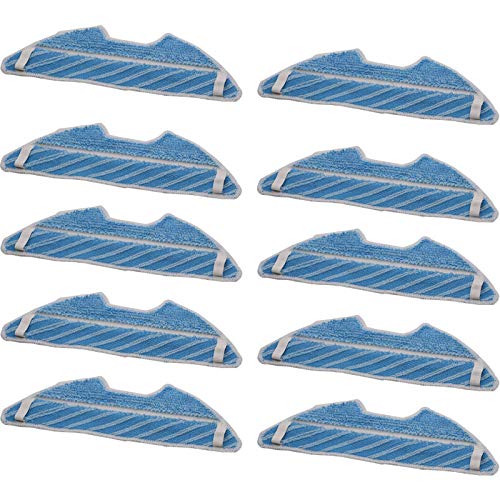 Xigeapg Sweeping Robot Vacuum Cleaner, 10 Pieces For Conga'S Mop Cloth Side Brush 1290 Y Series 1390 Robot Vacuum Cleaner Accessories