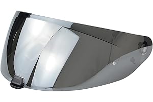 KOCAN Motorradhelm-Visiere,Helmvisier Ersatz für HJC i70 i10 Helm Motorrad Windschutzscheibe Helmlinse