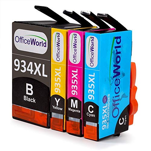 OfficeWorld Reemplazo para HP 934XL 935XL Cartuchos de tinta con las ltimas fichas Alta Capacidad para HP Officejet Pro 6830 6820 6230 6812 6815 6835 Impresora 1 Negro 1 Cian 1 Magenta 1 Amarillo reviews OfficeWorld Reemplazo para HP 934XL 935XL Cartuchos de tinta con las ltimas fichas Alta Capacidad para HP Officejet Pro 6830 6820 6230 6812 6815 6835 Impresora 1 Negro 1 Cian 1 Magenta 1 Amarillo