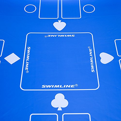Kingmia Inflatable Playing Poker Table Chairs Set with Waterproof Cards Outdoor Swimming Pool Floats Toy for Summer Party Water Fun