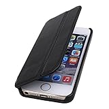 Die Hülle besteht aus hochwertig verarbeitetem schwarzen Echtleder und gehärteten Kunststoff. Die Kombination im eleganten Design bietet einen perfekten Rundumschutz für Ihr iPhone.