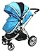 iSafe 2 in 1 Baby Pram System Complete (Ocean)