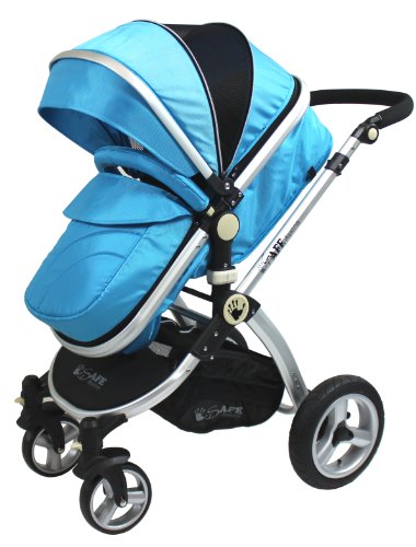 iSafe 2 in 1 Baby Pram System Complete (Ocean)