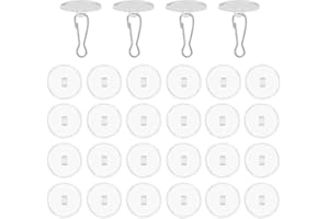 VBNZBK Ganchos de Techo Autoadhesivos Transparentes de 30 Piezas, Ganchos de Montaje de Techo sin Perforación con Clips de Asta de Bandera para Sala de Estar, Dormitorio, Baño