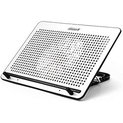 JIANG Ordinateur Portable Ventilateur de radiateur USB Ordinateur de Refroidissement Pad Base pour Ordinateur Portable Refroidisseur d'ordinateur Support USB Ventilateur Fan pc Portable 12-19 Pouces