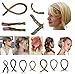 New Style Thin Open Ended Clip-in Hair Braid Mixed Blonde Hair Piece