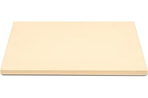 G3 Ferrari G10190 Pietra refrattaria in Cordierite Naturale 38 x 30 cm, fino a 800°C, Utilizzabile in Forno, su Barbecue e Griglie a Gas