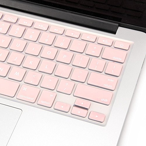 GMYLE Baby-Rosa Silikon Tastatur Cover für Macbook Air Pro 13 15 15 Pro Retina 17 US-Modell - 5