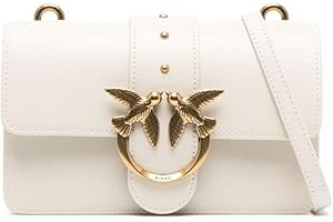 Pinko Love One Mini Cl Vitello Seta, Borsa Donna, Rosa, Taglia Unica