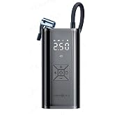 Taşınabilir Ara&ccedil; Lastik Pompası, Powerbank ve LED Fener &Ouml;zellikli, Dijital G&ouml;stergeli