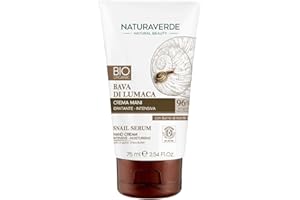 Naturaverde | BIO - Crème Mains à la Bave d'Escargot, Crème Mains Intensive, Crème Mains Certifiée ICEA, Crème Mains au Beurre de Karité, Crème BIO, 75 ml, 1