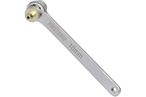 FIRSTINFO TOOLS FIT YOUR NEEDS FIRSTINFO Mini 10mm Brake Fluid Clutch Bleeder 12 Point Wrench for Brake Bleeding & Hydraulic Clutch Systems