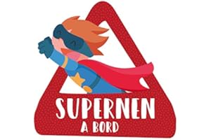 StarStick - Super nen a bord català– triángulo adhesivo de Bebé a Bordo - Catalán