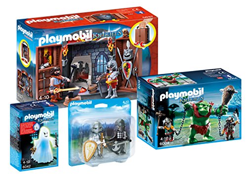 Preisvergleich Produktbild Playmobil - Ritter-Set 4-teilig: 5637, 6004, 6042 und 6847