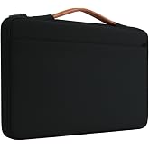 Dyazo Laptop Sleeve 15.6 Inch with Handle & Front Accessory Pocket | Protective Carry Case with Organized Compartments | Soft
