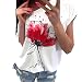 Produktbild Luckycat 2018 Frauen Kurzarm Blumen Pumps Gedruckt Tops Strand Beiläufige Lose Bluse Top T-Shirt