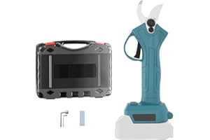 LIFETTER Sécateur électrique professionnel sans fil pour batterie Makita 18 V, diamètre de coupe de 30 mm, pour le jardinage et l'élagage