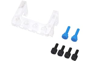 Pssopp Clip de tubería de Agua de Acuario Acuario acrílico Accesorio de Tubo Suave Funda Abrazadera de Manguera de Agua para Sujetar la Manguera de la Bomba dosificadora