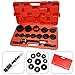 Produktbild Todeco - Werkzeugsatz für Radlager, 18-teilige Reparaturlösung für Radlager - Material: C45 Stahl - Gehäusegröße: 52 x 30 x 9 cm - mit rotem Koffer, 17 Teile