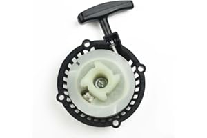ARMYJY Pull Start Starter Motorrad Schwarz Seilzugstarter, Motorrad Auto Easy Pull Starter Seilzugstarter für 47CC 49CC Montage für Motor Pocket Quad Dirt Bike und für ATV
