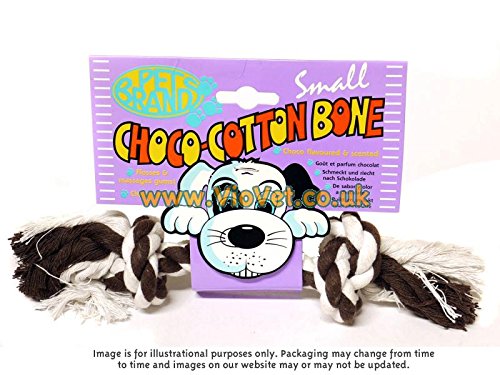 Pet Brands Choco-Cotton Bone - Large