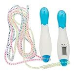 Great Value Other Fitness Exercises LCD Screen Calorie Counter Jump Rope Blue + White