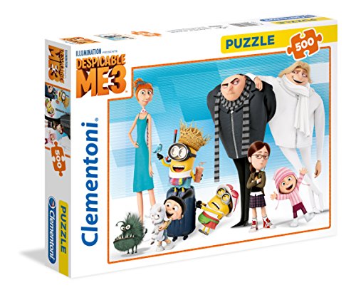 Price comparison product image Clementoni - 35044 - Despicable Me 3 - Minions - 500 Pieces
