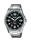 Casio Herren Analog Quarz mit Edelstahl Armbanduhr MTP 1372D 1BVEF