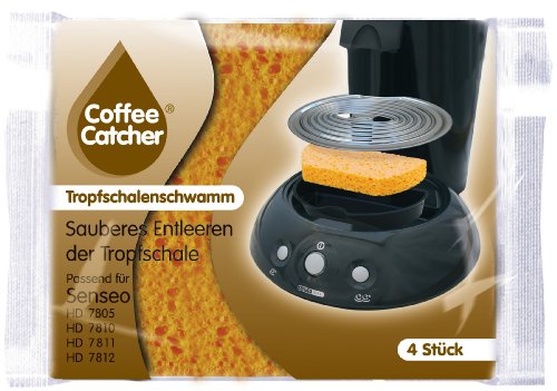 Preisvergleich Produktbild Mapa Coffee Catcher Tropfschalenschwamm für Senseo Kaffeemaschinen, 4er Packung