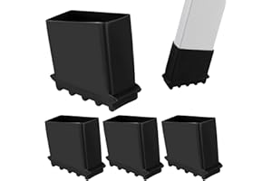Housoutil Antidérapant étape échelle Pieds, 4PCS Pied Echelle Caoutchouc, Universel Patin Escabeau, Pied Escabeau Pour Echelles à Chevrons