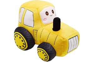 NatureMan 30 cm bil plysch traktor fyllda kuddar lastbil leksak tecknad traktor plysch kudde, utmärkt present till barn födelsedag julfest