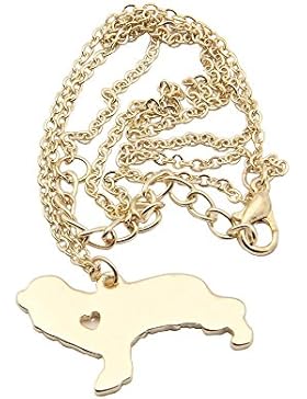 Halskette Cavalier King Charles Spaniel mit Herz inkl. Isalia Schmucketui