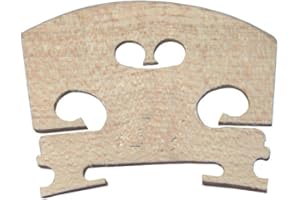 UK MUSIC SUPPLIES Violin 3/4 size Bridge x 1 By Zest Plain Violin Bridge in Maple uncut 4/4, 3/4, 1/2 & 1/4 sizes (3/4)