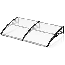 Vordach Für Haustür – Transparenter Regenschutz Aus Stabilem Polycarbonat