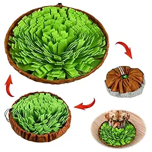 STELLAIRE CHERN Pet Snuffle Mat for Dogs Nosework Feeding Mat, Encourages Natural Foraging Skills for Small Large Pets, Dog Treat Dispenser