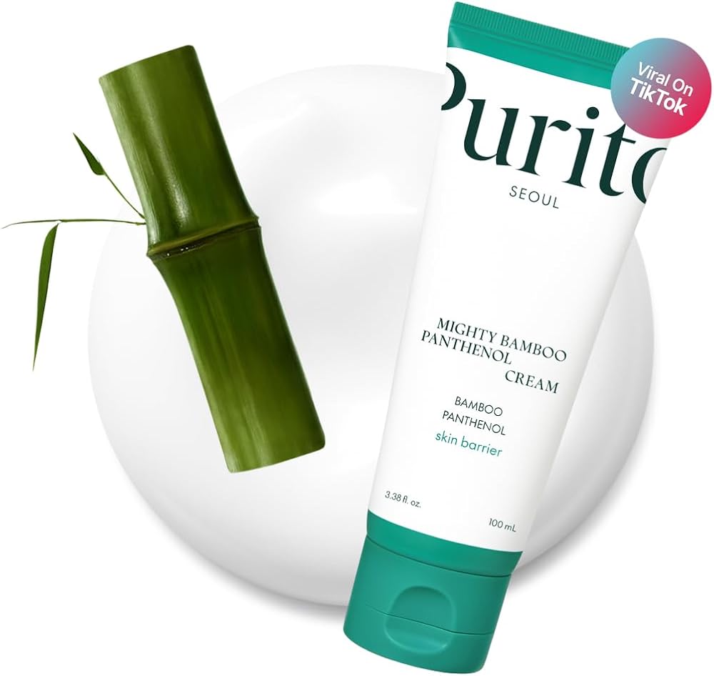 Purito Mighty Bamboo Panthenol Cream |%10 Panthenol Bambu Özlü Bariyer Onarıcı Yoğun Nemlendirici Krem 100 ml