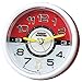Price comparison product image Seiko Clock Alarm Clock CQ420R Pokemon Monster Ball Red Pocket Monster Sun & Moon Analog