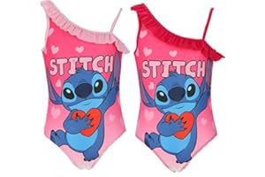 EXEN Costume Intero Lilo & Stitch Bambine Estate Mare E Piscina Ragazze dai 3 Ai 8 Anni Diversi Colori