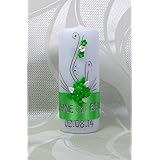 Hochzeitskerze - Name Datum, Geburtstagskerze Geschenk Hochzeit Hochzeitskerzen.