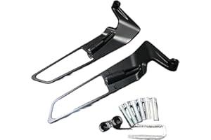 Sobeta Rétroviseurs furtifs de moto, rétroviseur d'aile de vent, aile de sport réglable compatible avec MT 07 MT07 MT 09 MT09 SP MT 10 MT10 SP