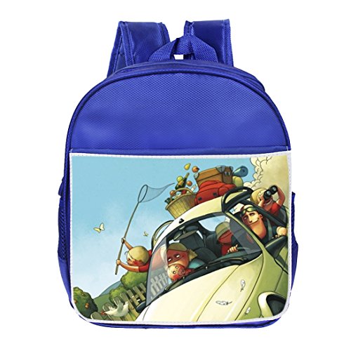Children's Backpack, Custom Photo Text Name Print DIY School Book Bag Daypack Anti-lost Shoulder Bag Travel Camping Picnic Snack Toy Rucksack