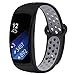 Produktbild Kmasic Kompatibel Gear Fit 2 Pro / Fit2 Armband, Silikon Bänder Ersatzband für Samsung Gear Fit 2 & 2 Pro Tracker- Schwarz/Grau