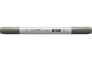 Copic Ciao Coloured Marker Pen - (W-7) Warm Gray No.7, For Art & Crafts, Colouring, Graphics, Highlighter, Design, Anime, Professional & Beginners, Art Supplies & Colouring Books