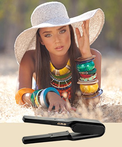 Golden Curl Kabelloses Glätteisen – Fortgeschrittener Professioneller On the Go Haarglätter, der in Ihre Handtasche passt - 6