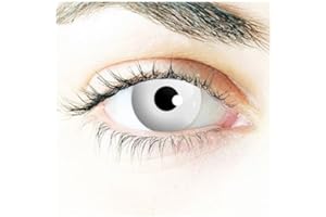 lentilles white out zombie halloween - sans correction