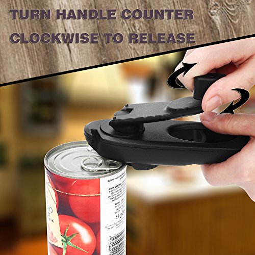 WHX Tragbare manuelle Dosenöffner glatten Rand sicheren Seite Schnitt für Küche und Camping Outdoor - 4