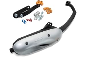 Auspuffanlage LeoVince Steel Komplettanlage Sito für Piaggio NRG mc2 Extreme LC/Typhoon 50