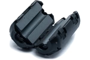 System-S 5x Ferritkern 9 mm Ø geteilt Klappferrit Ringkern Mantelwellenfilter für Kabel